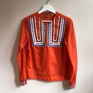 Tory Burch Orange blouse
